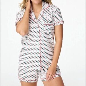 NWT Roller Rabbit Holiday Hearts Polo set